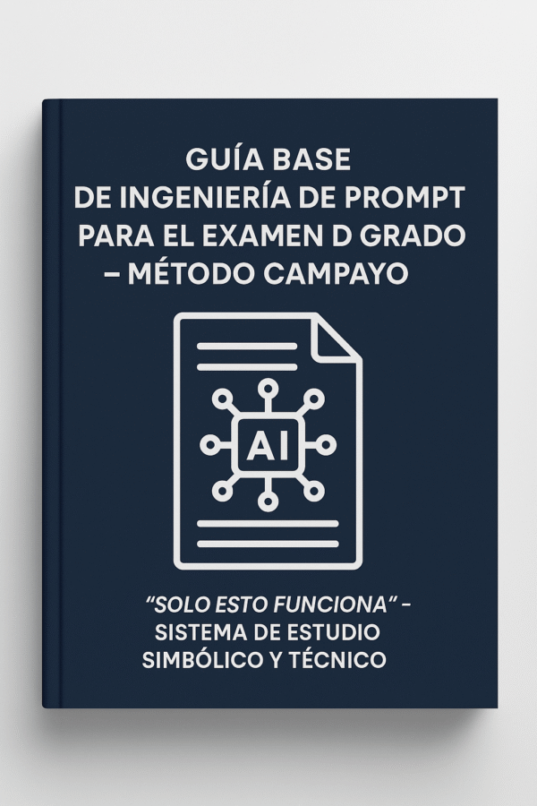 Guía Base de Ingeniería de Prompt para el Examen de Grado en Derecho – Método Campayo